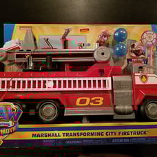 PAW Patrol Marshall's Transforming Movie City Fire Truck with Extending Ladder