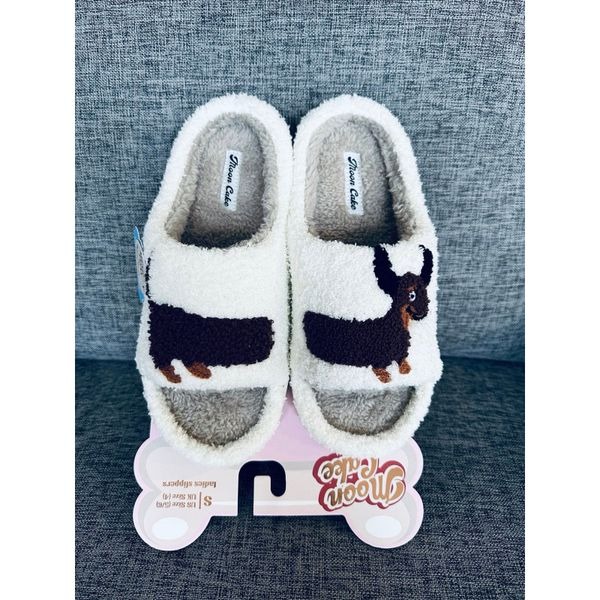 Dachshund Dog Cozy Slide House Shoes Slippers S 5/6
