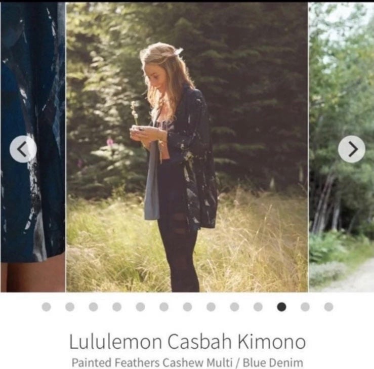 Lululemon Wanderlust True North Compass Kimono