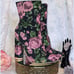 CAPE ROBBIN COQUETTE FANCY FLORAL JACQUARD POINTY ANKLE BOOTIES SIZE 7
