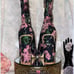 CAPE ROBBIN COQUETTE FANCY FLORAL JACQUARD POINTY ANKLE BOOTIES SIZE 7