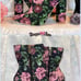 CAPE ROBBIN COQUETTE FANCY FLORAL JACQUARD POINTY ANKLE BOOTIES SIZE 7