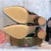 CAPE ROBBIN COQUETTE FANCY FLORAL JACQUARD POINTY ANKLE BOOTIES SIZE 7