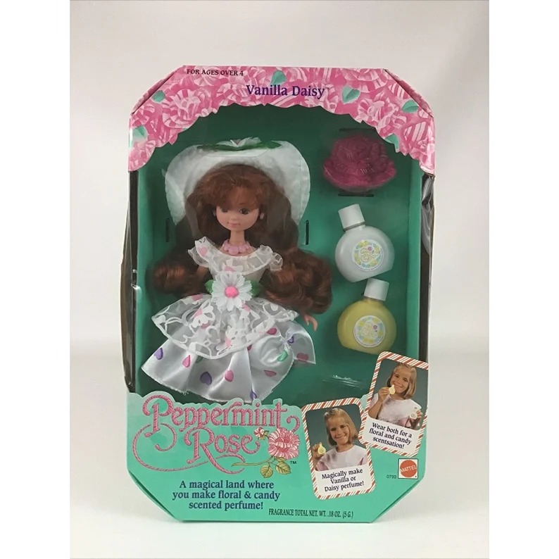 Peppermint Rose #10754 Vanilla Daisy 9" Doll Vintage 1992 Mattel TCFC New NRFB
