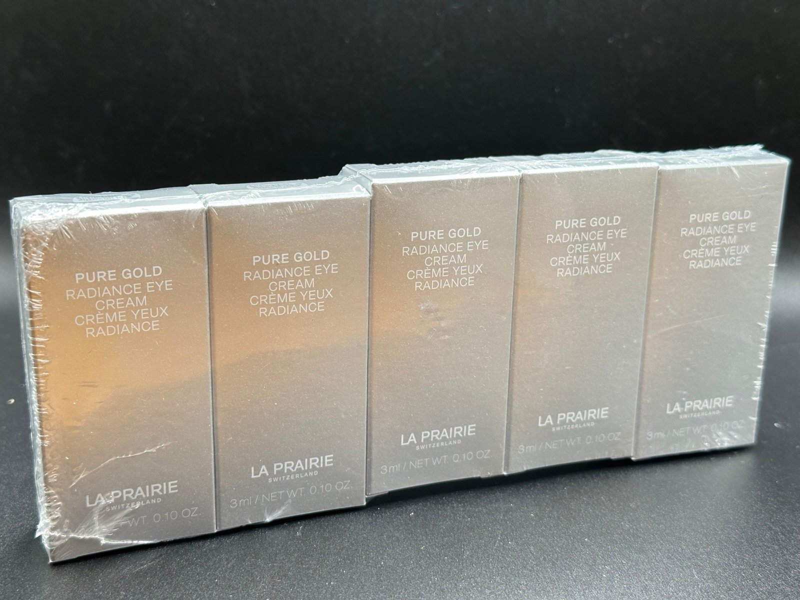 La prairie 5pc pure gold radiance eye cream 3ml NEW