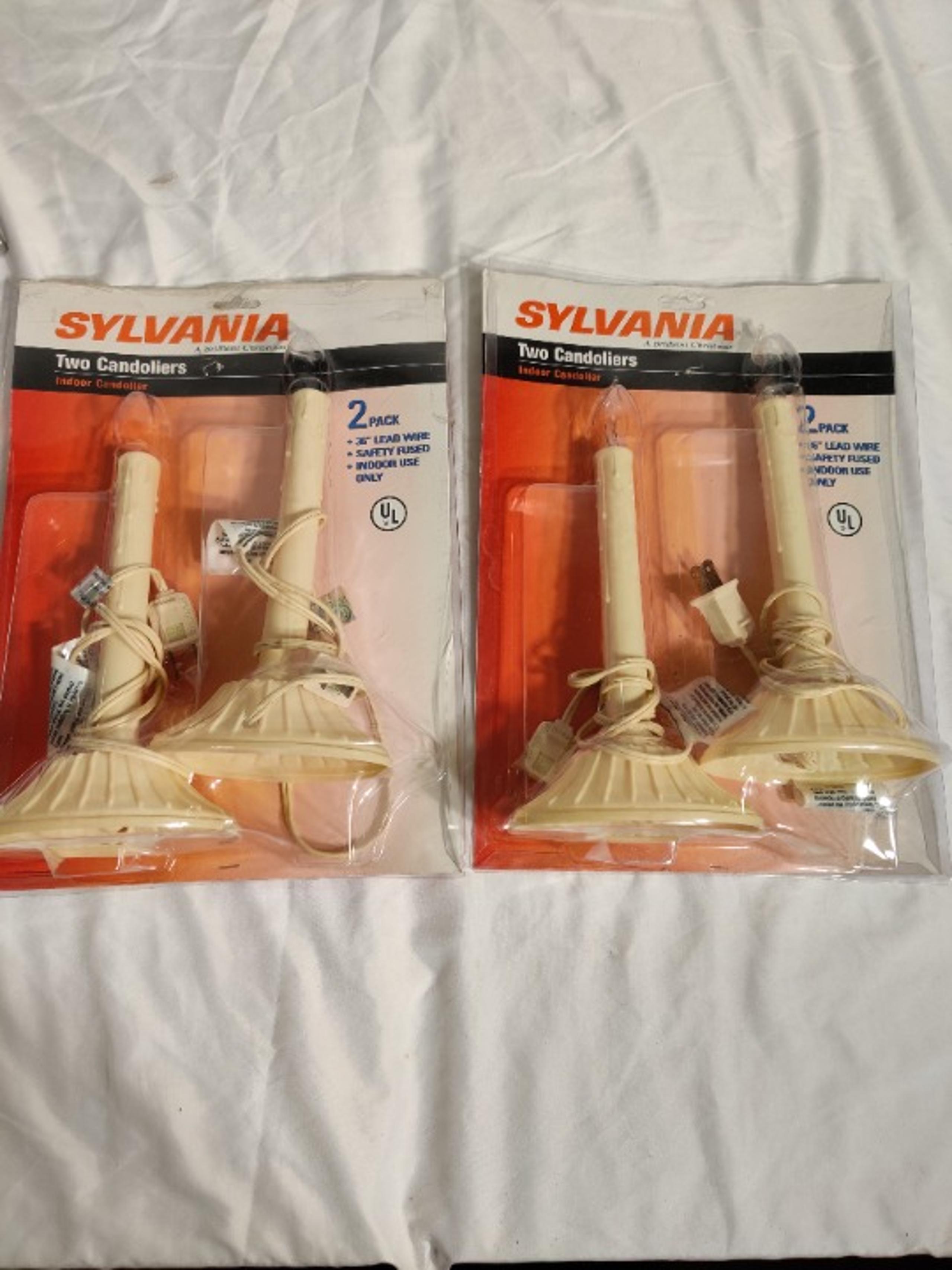Sylvania 2/2 pack Candoliers Nos
