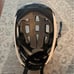 White lacrosse helmet
