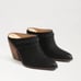 Sam Edelman Alison western suede mules black NWOB Sz 10