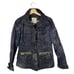 American Eagle AEO Navy Blue Bleach Dyed Utility Jacket M