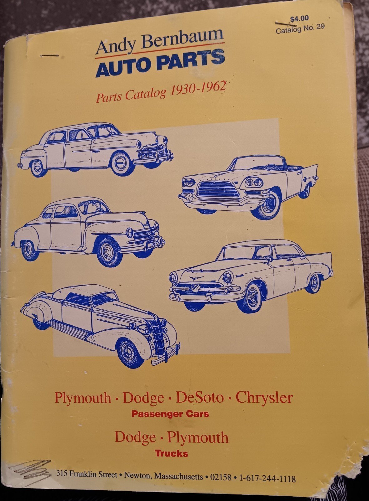 Collector car Catalog.