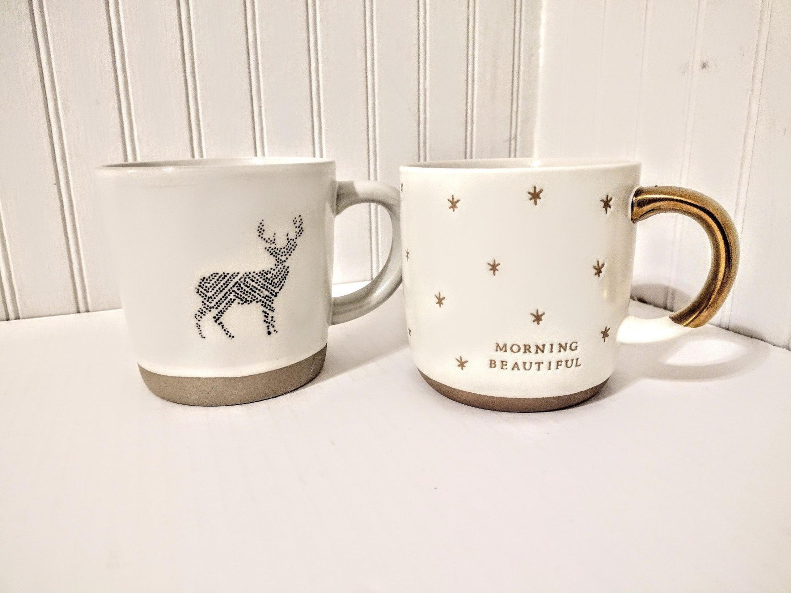 Mugs His and Hers set of 2 Hearth and Home Magnolia Joanna Gaines Coffee Cups (A