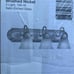 FREE SHIPPING —-GORGEOUS BRUSHED NICKEL -3 VANITY LIGHT