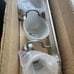 FREE SHIPPING —-GORGEOUS BRUSHED NICKEL -3 VANITY LIGHT