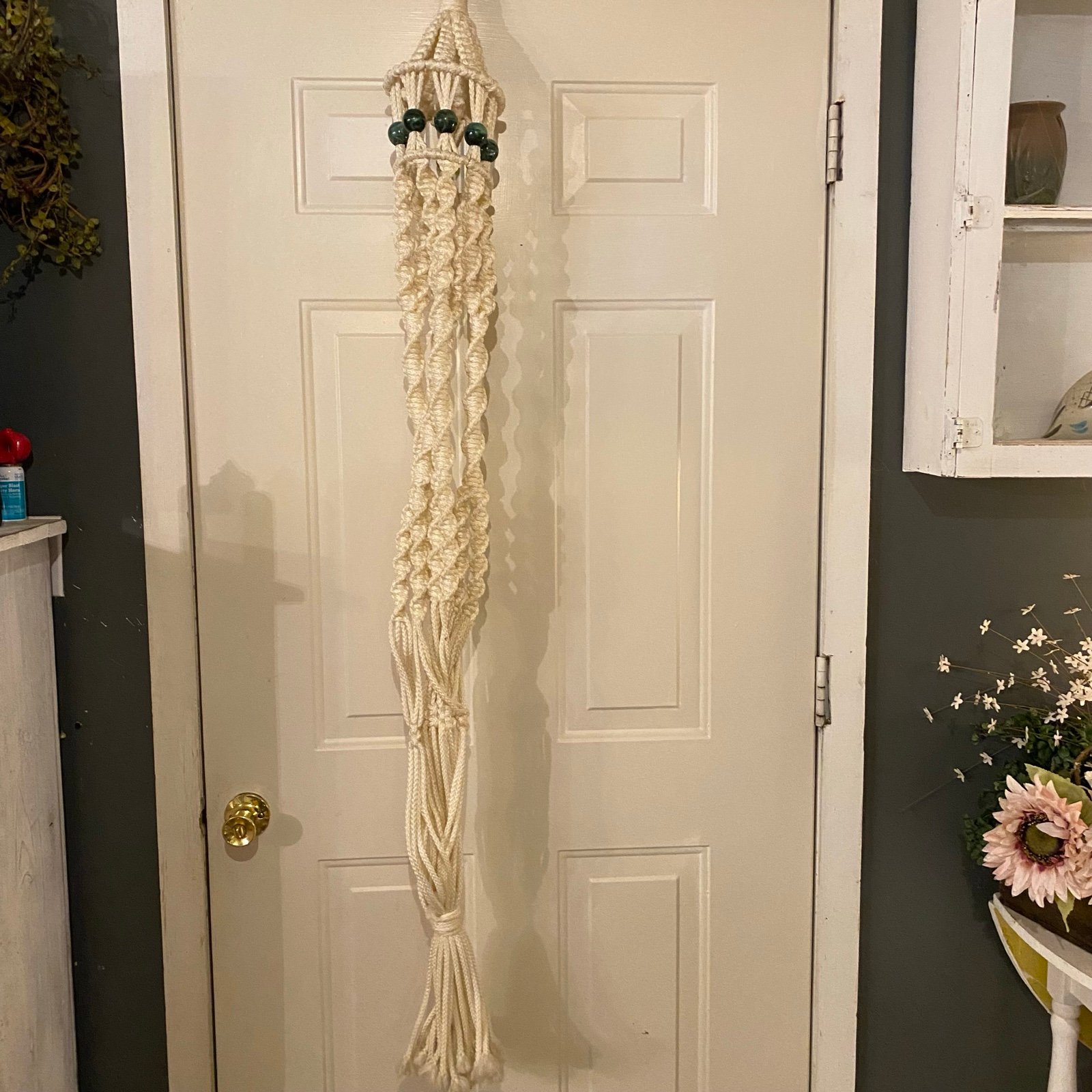 Macrame plant hanger 59”