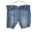 Lane Bryant Mid Rise Essential Stretch Bermuda Raw Hem Denim Shorts 28