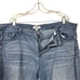 Lane Bryant Mid Rise Essential Stretch Bermuda Raw Hem Denim Shorts 28