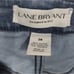 Lane Bryant Mid Rise Essential Stretch Bermuda Raw Hem Denim Shorts 28