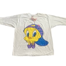 Vtg Looney Tunes Tweety Bird 1996 Long Sleeve T-Shirt Hip Hop ADULT SZ 3X NEW