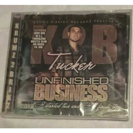 Unfinished Business Tucker CD Krumz 2 Brick Recordz Lil Jab Dr Rock Hustle Slim