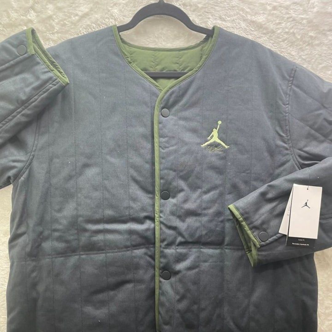 JORDAN JUMPMAN HERITAGE FLIGHT REVERSIBLE INSULATED BOMBER JACKET MEN'S MEDIUM
