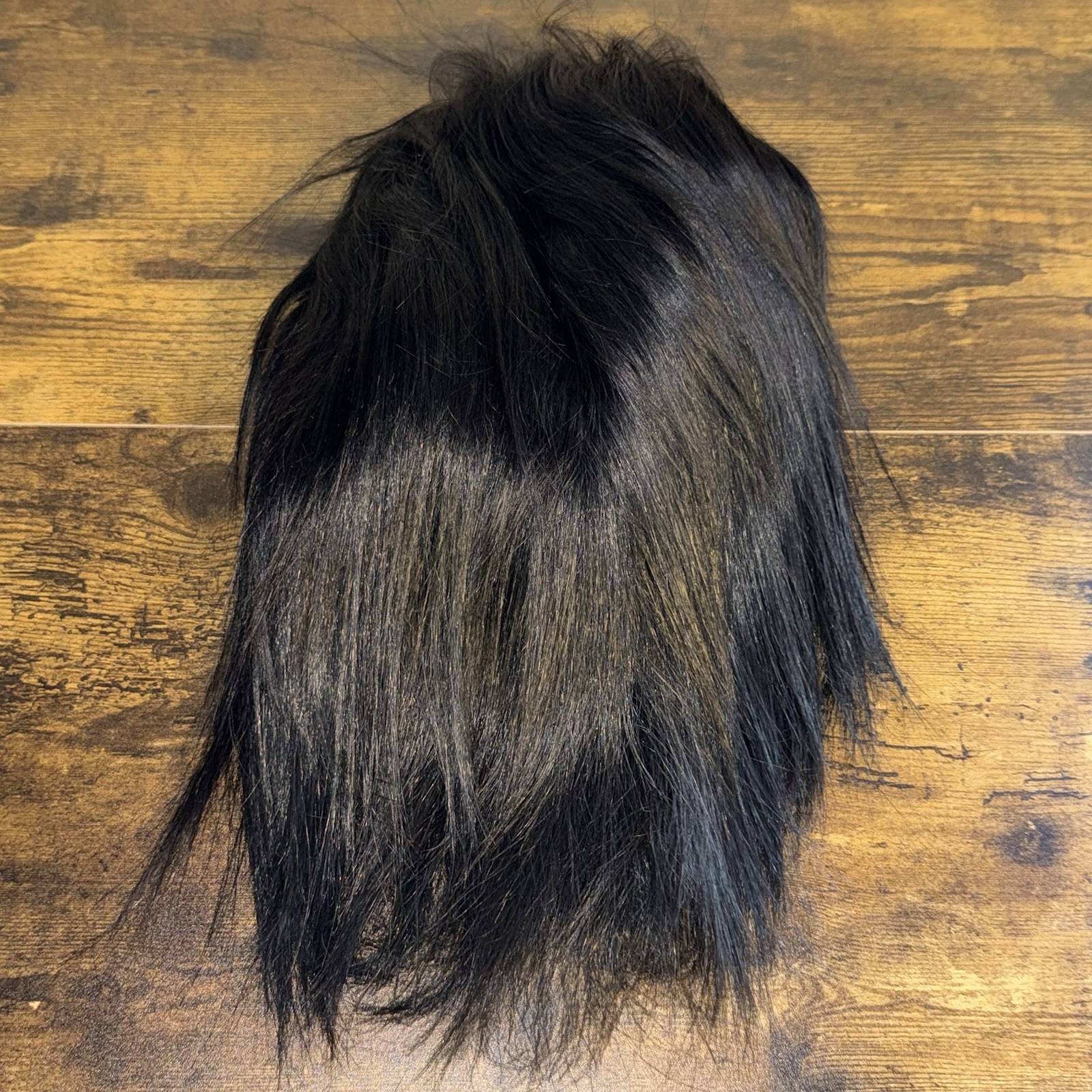 NEW - Top Quality - 17 -Straight V Cut - Lace Front Wig - Black