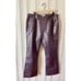 AGOLDE Sz 34, Recycled Leather Relaxed Boot in Night Shade Purple 348 NEW W/TAG