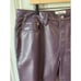 AGOLDE Sz 34, Recycled Leather Relaxed Boot in Night Shade Purple 348 NEW W/TAG