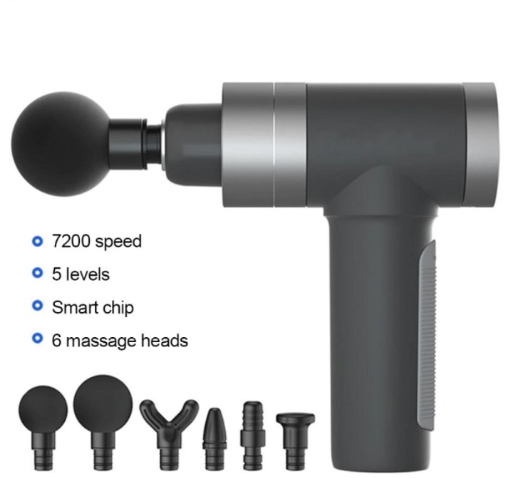 5 Levels Touch Screen Button Massage Gun
