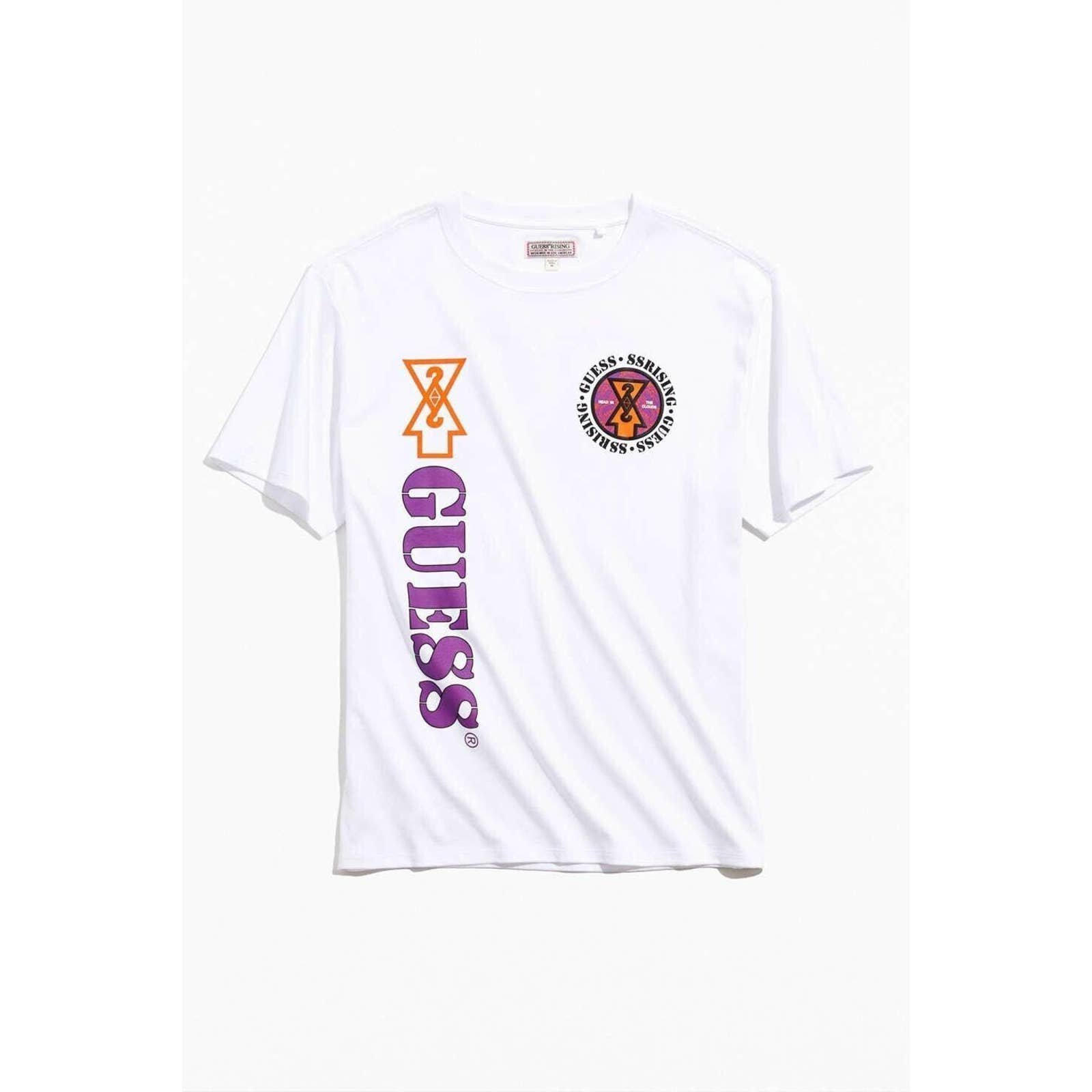 GUESS x 88rising head in the clouds Short Sleeve pima cotton T-shirt Size Large