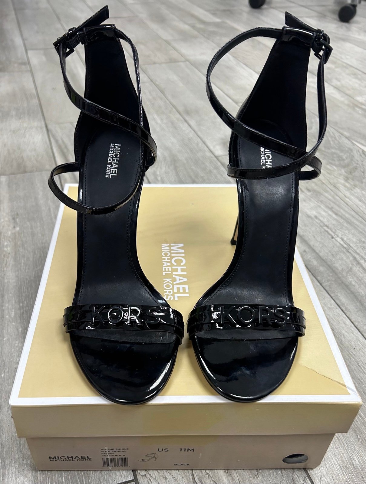 Michael Kors “Goldie Single Sole Sandle” Heels-Size 11