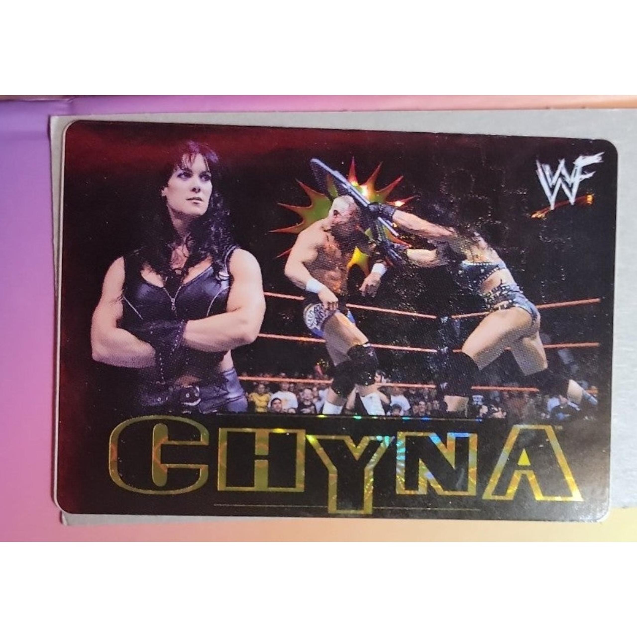 WWF Chyna Sticker VINTAGE!!   2000 Stickers.com WWF Stickers Chyna