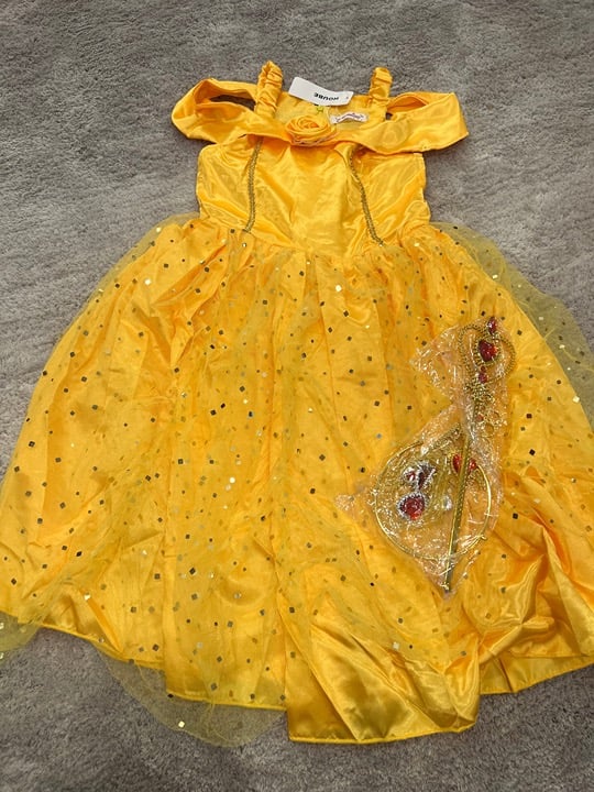 disney belle deluxe halloween costume dress