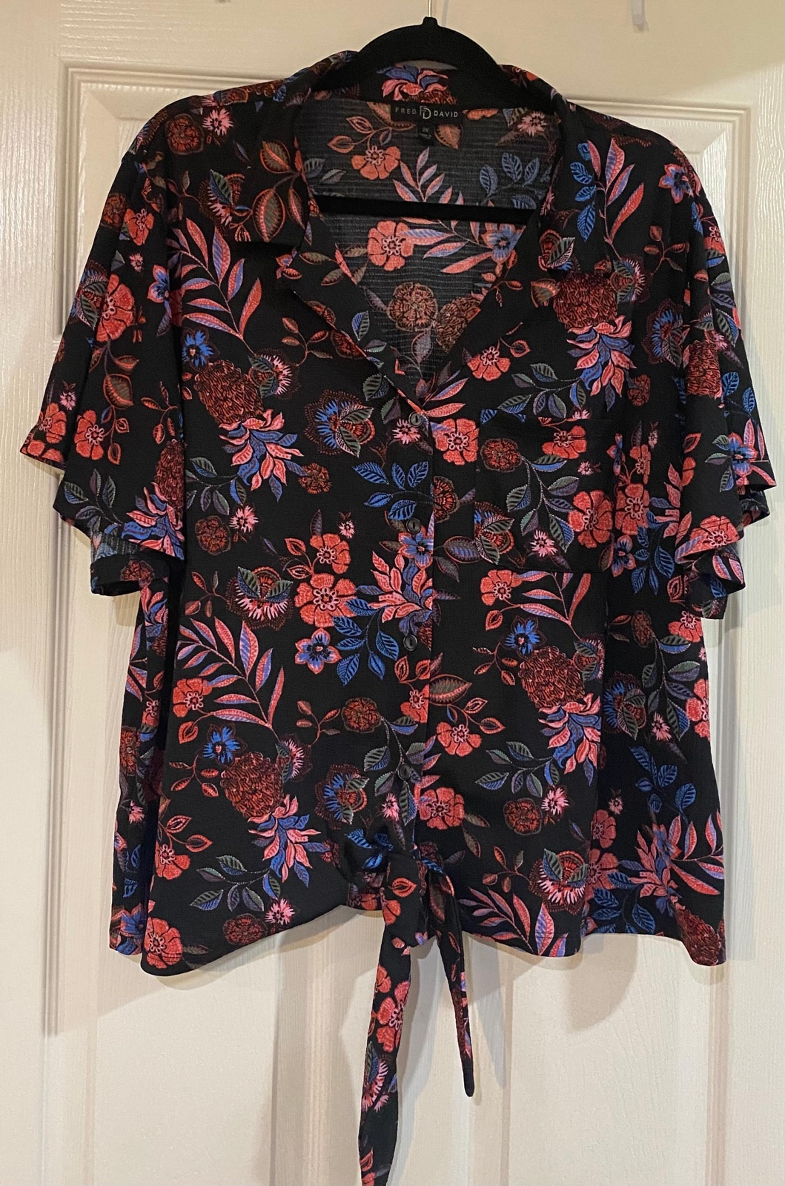 Beautiful flower dress top 2X