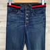 Veronica Beard Carolyn 10 Baby Boot Jeans Womens Size 26 Tuxedo Waistband