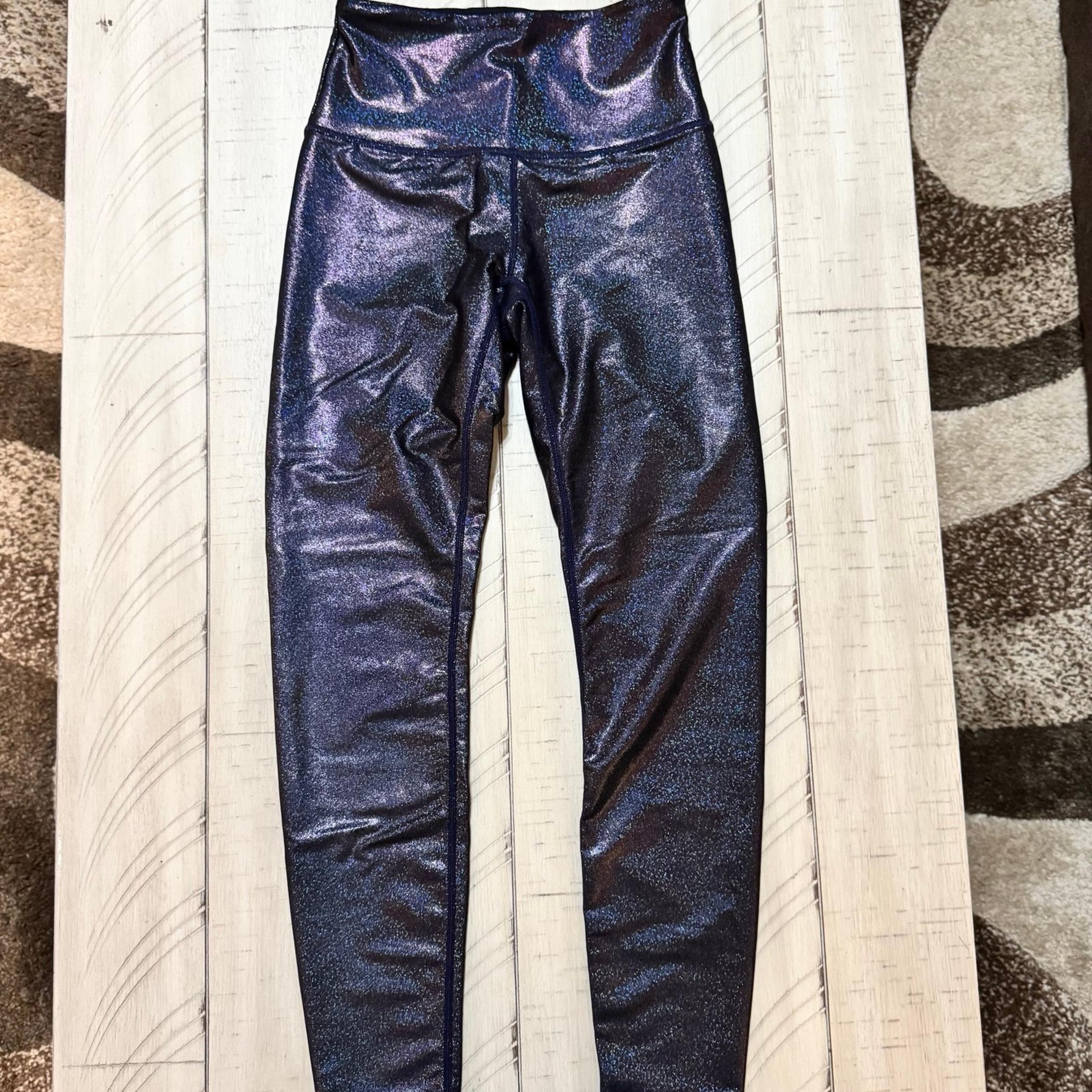 ZYIA Shimmering Blue Leggings - Size 0