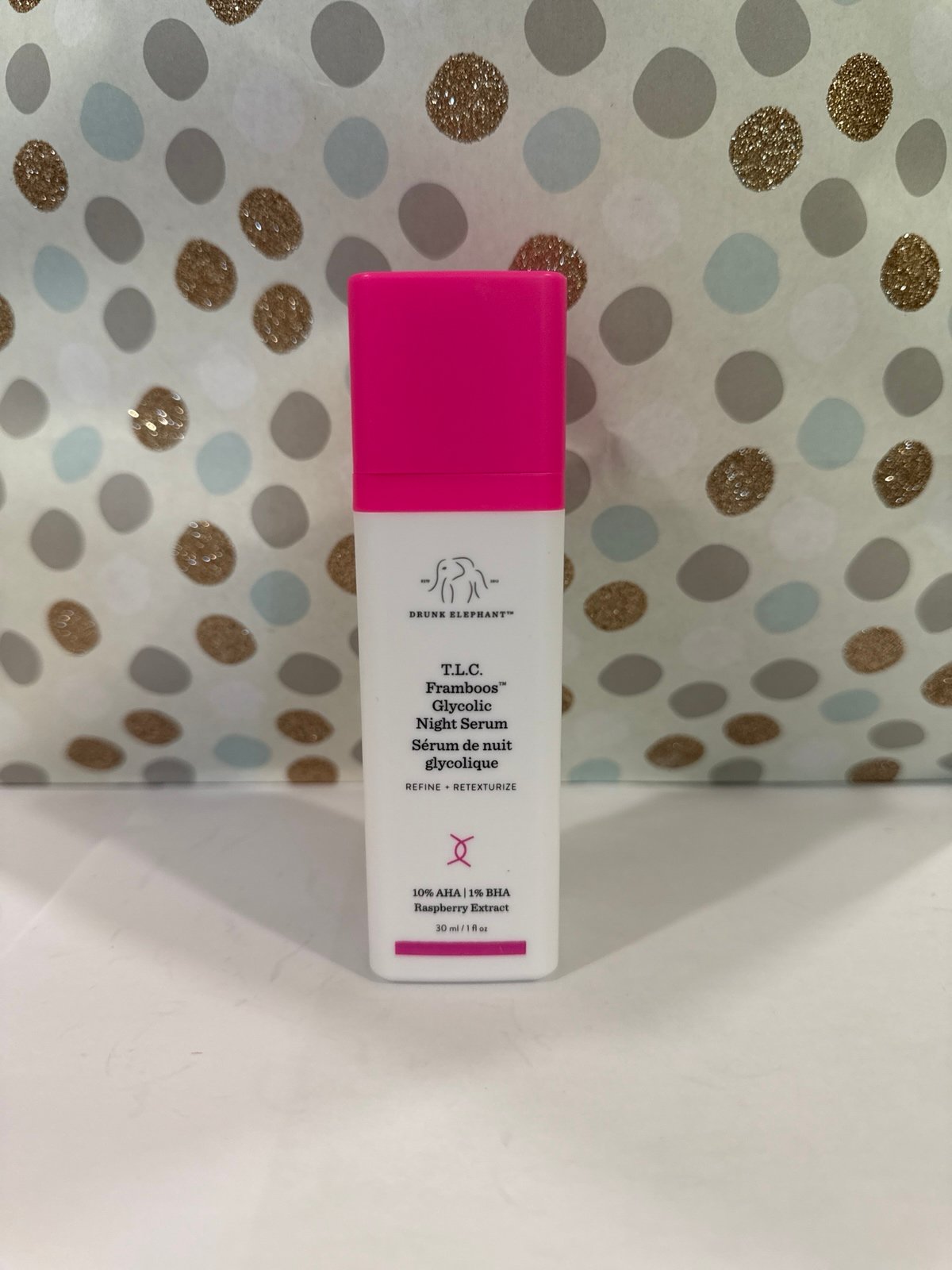 Drunk elephant TLC framboos glycolic night serum