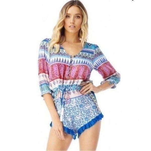 Sky Venecia Romper Small NWT