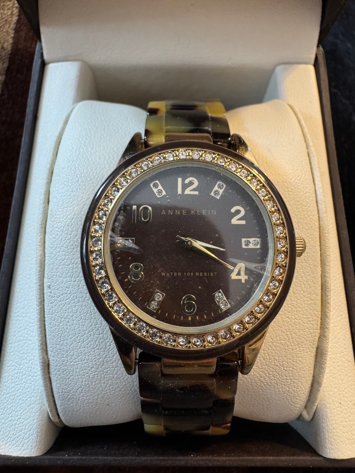 Wrist Watch by Anne Klein with Tortoiseshell color band