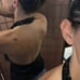 Marciano s lacy halter top