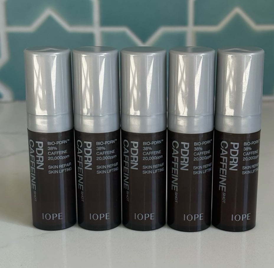 Five IOPE BIO-PDRN Caffeine Shot Serum 5ml each  - NEW