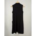 Eileen Fisher Sleeveless Lightweight Long Vest Blk Stretch Oversized Pockets XS