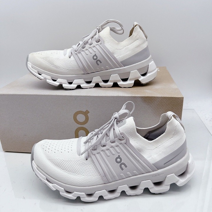 On Cloud Cloudswift 3 Running Shoe Sneaker White/ Frost Womens Size US 7.5