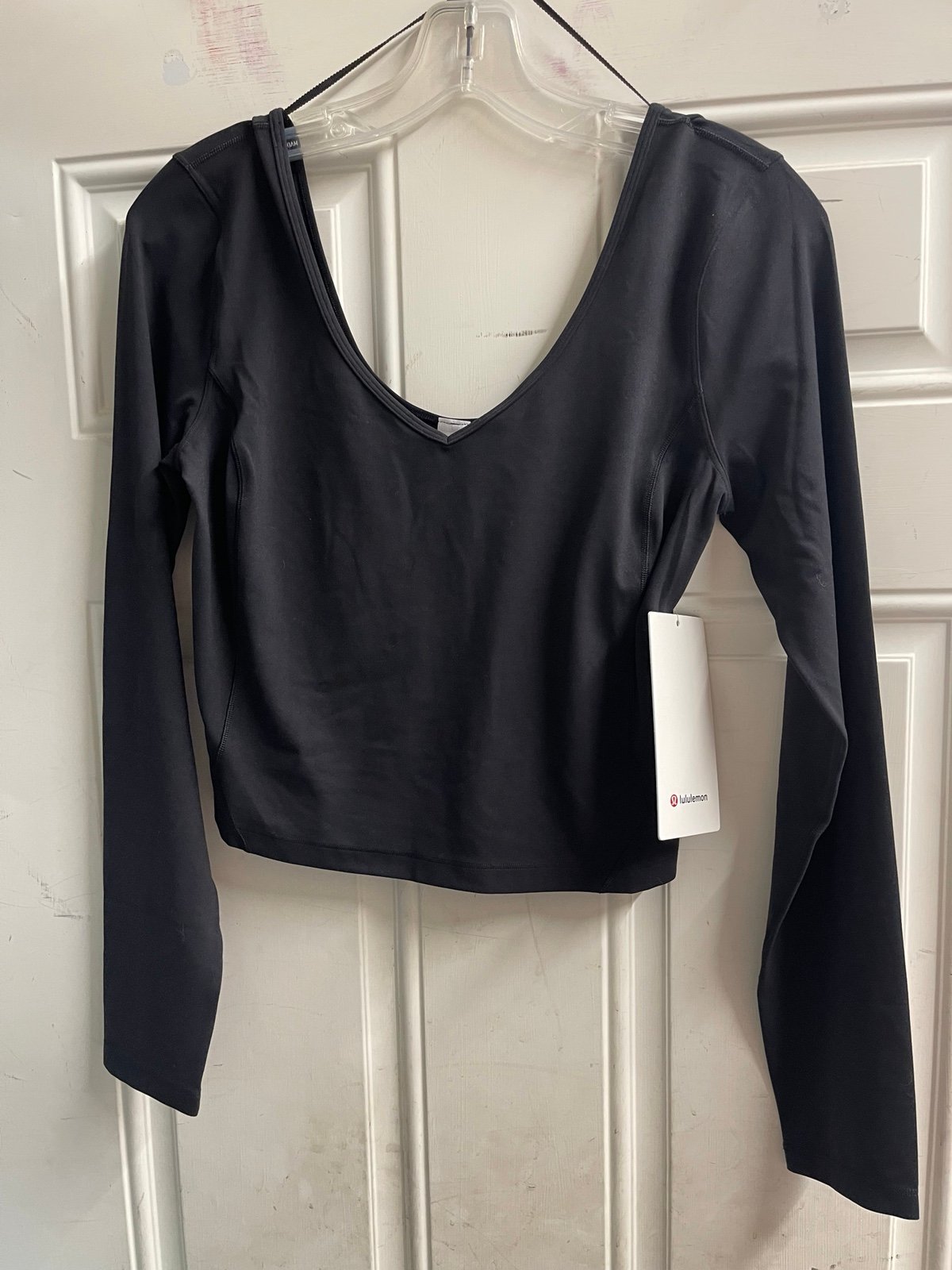 Brand new black lululemon align long sleeve shirt size 8