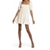 Reformation Bristol Floral Babydoll Dress in Mildred (Ivory Pink) size Medium