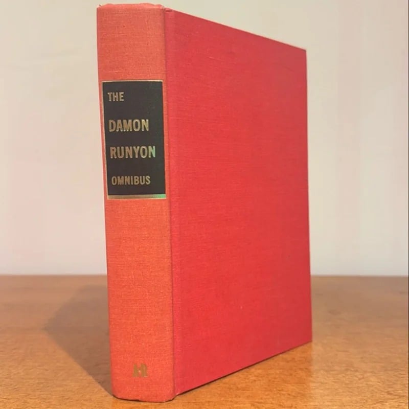 Damon Runyon Omnibus Old Vintage Book Excellent Condition