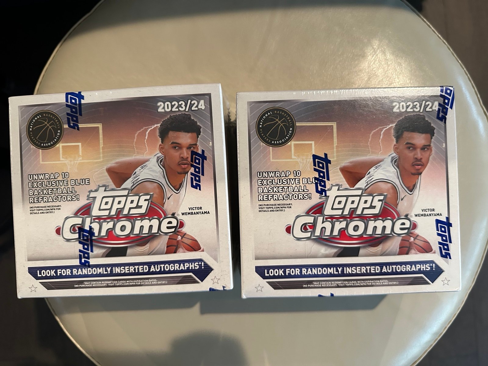 topps chrome basketball monster mega box - lot of 2