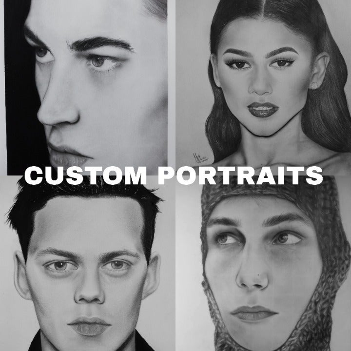 I Will Draw A Custom Realistic Portrait From Your Picture