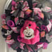 Halloween Pink Ghost Wreath