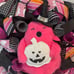Halloween Pink Ghost Wreath