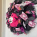 Halloween Pink Ghost Wreath
